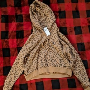 Abercrombie super soft leopard hoodie